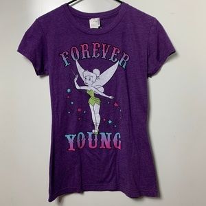 DISNEY TINKERBELL SHORT SLEEVE SHIRT WOMEN